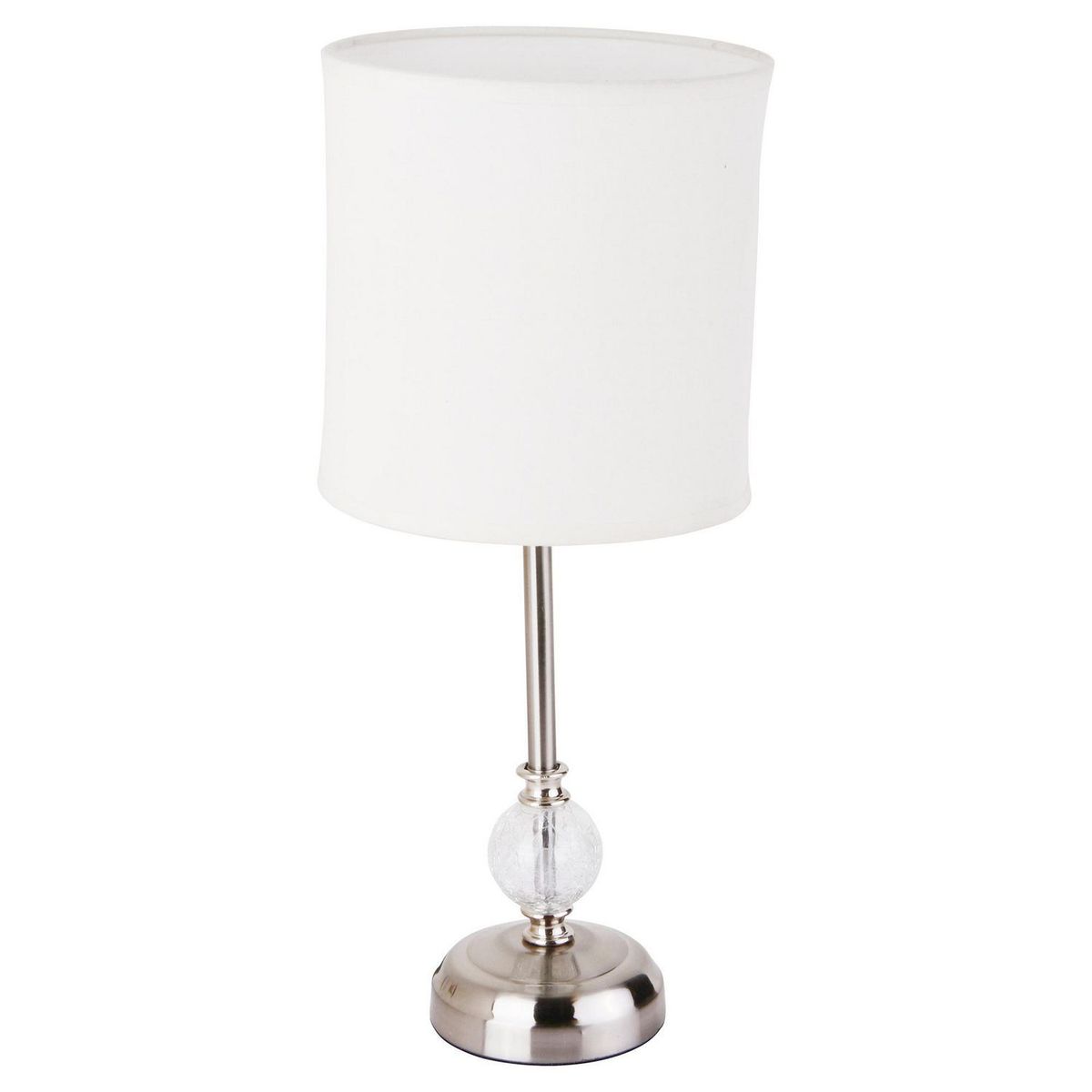 JUST HOME COLLECTION - Lámpara de Mesa Tela Firenze Beige 1L