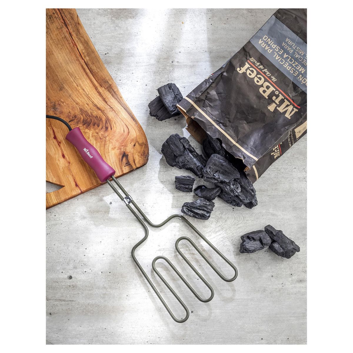 MR BEEF - Encendedor eléctrico para carbón