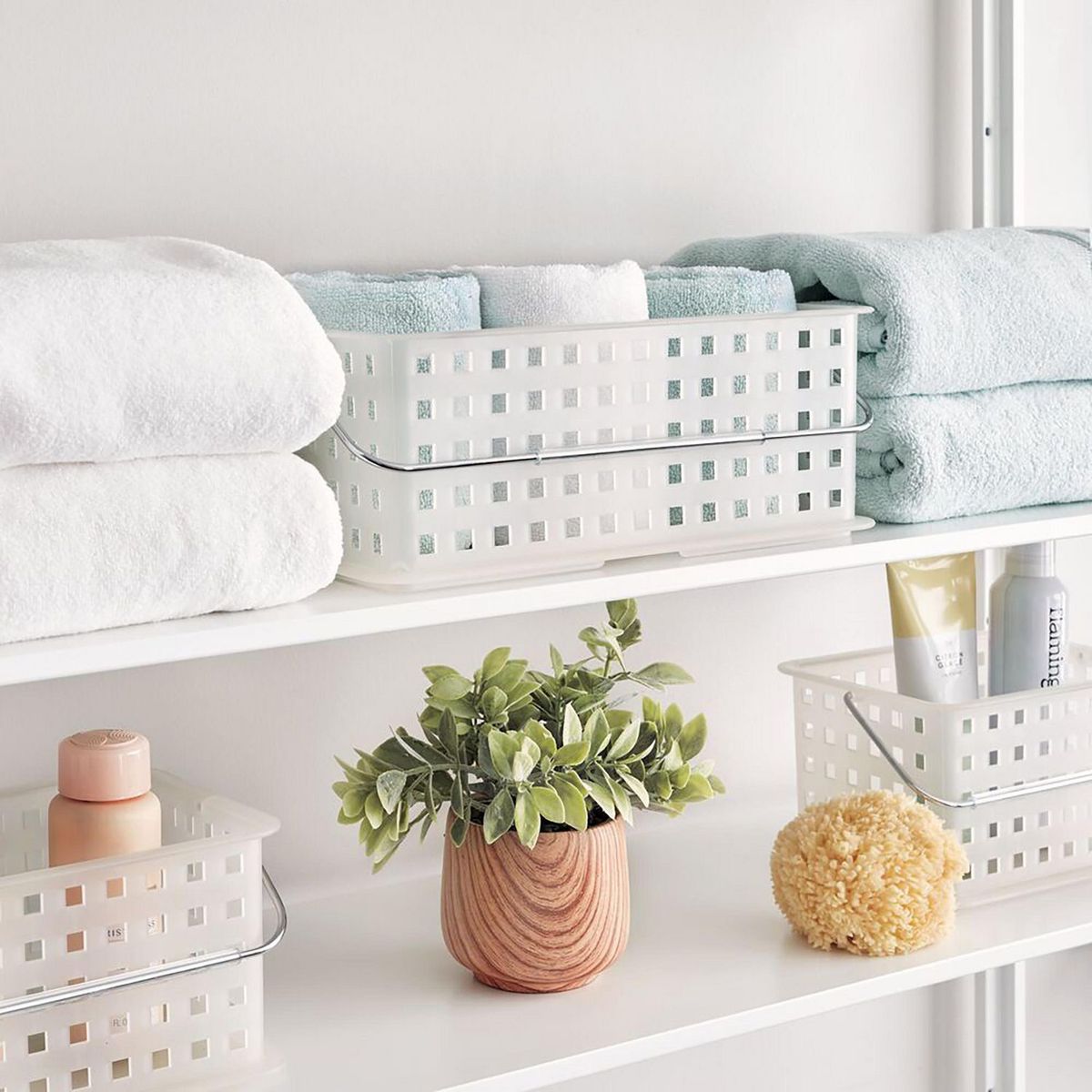 IDESIGN - Canasta Organizadora con Asa 18x25cm