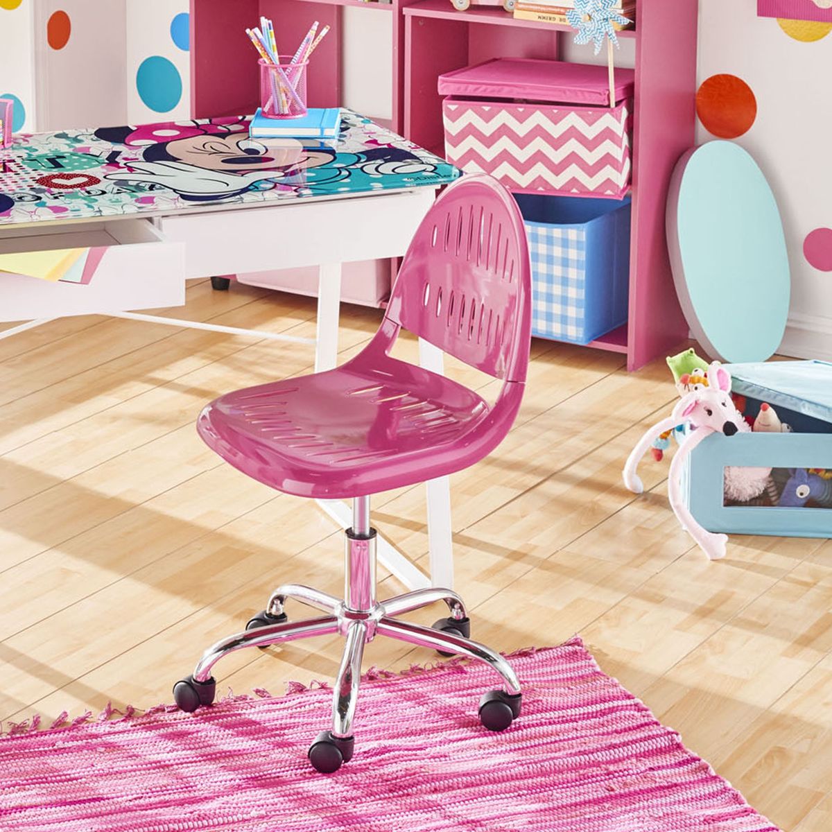 JUST HOME COLLECTION - Silla de escritorio Cagliari fucsia