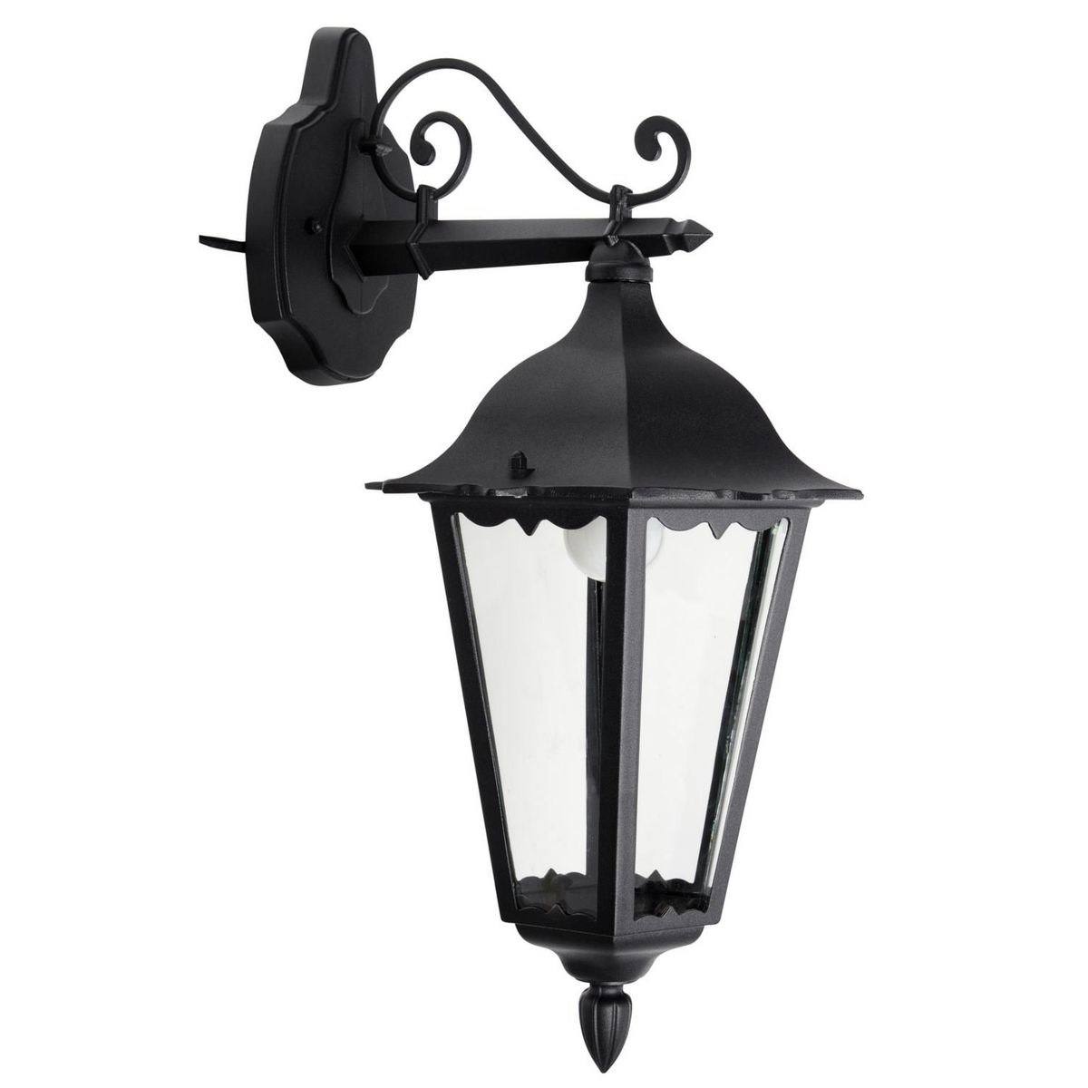JUST HOME COLLECTION - Farol Colgante 1 Luz Foco E27 100W Negro