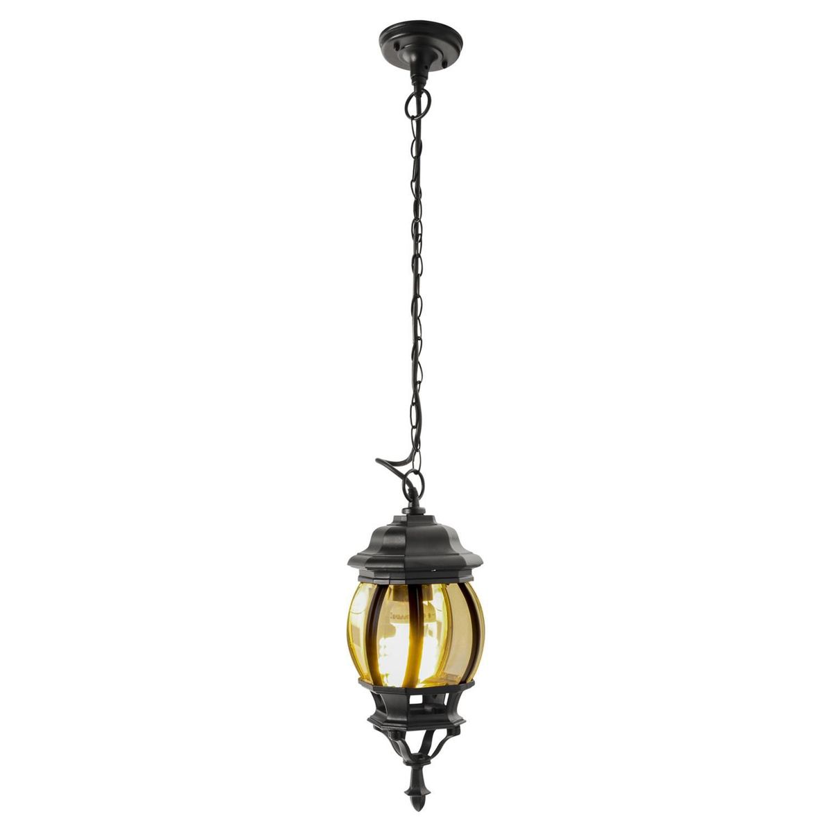 JUST HOME COLLECTION - Farol Colgante Oxford E27 Negro