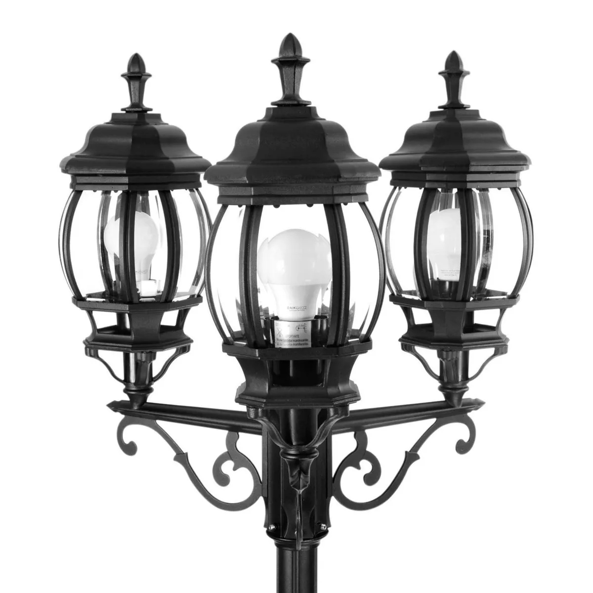 CASA BONITA - Farol de Pie Dalia Oxford E27 Negro