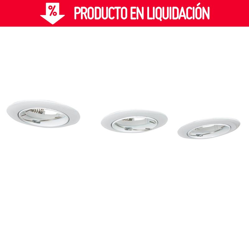JUST HOME COLLECTION - Pack x 3 Spot Ojo de buey