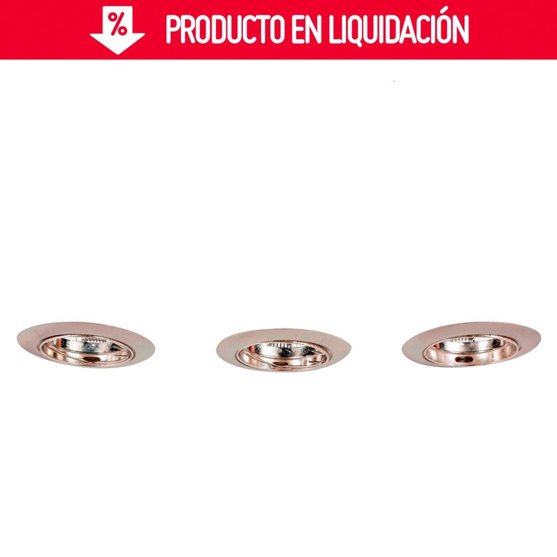JUST HOME COLLECTION - Spot Ojo de buey x 3 und