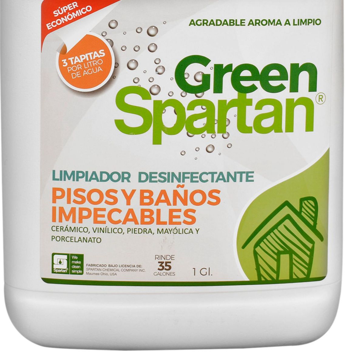 SPARTAN - Desinfectante Perox Hidro Spartan 1Gl