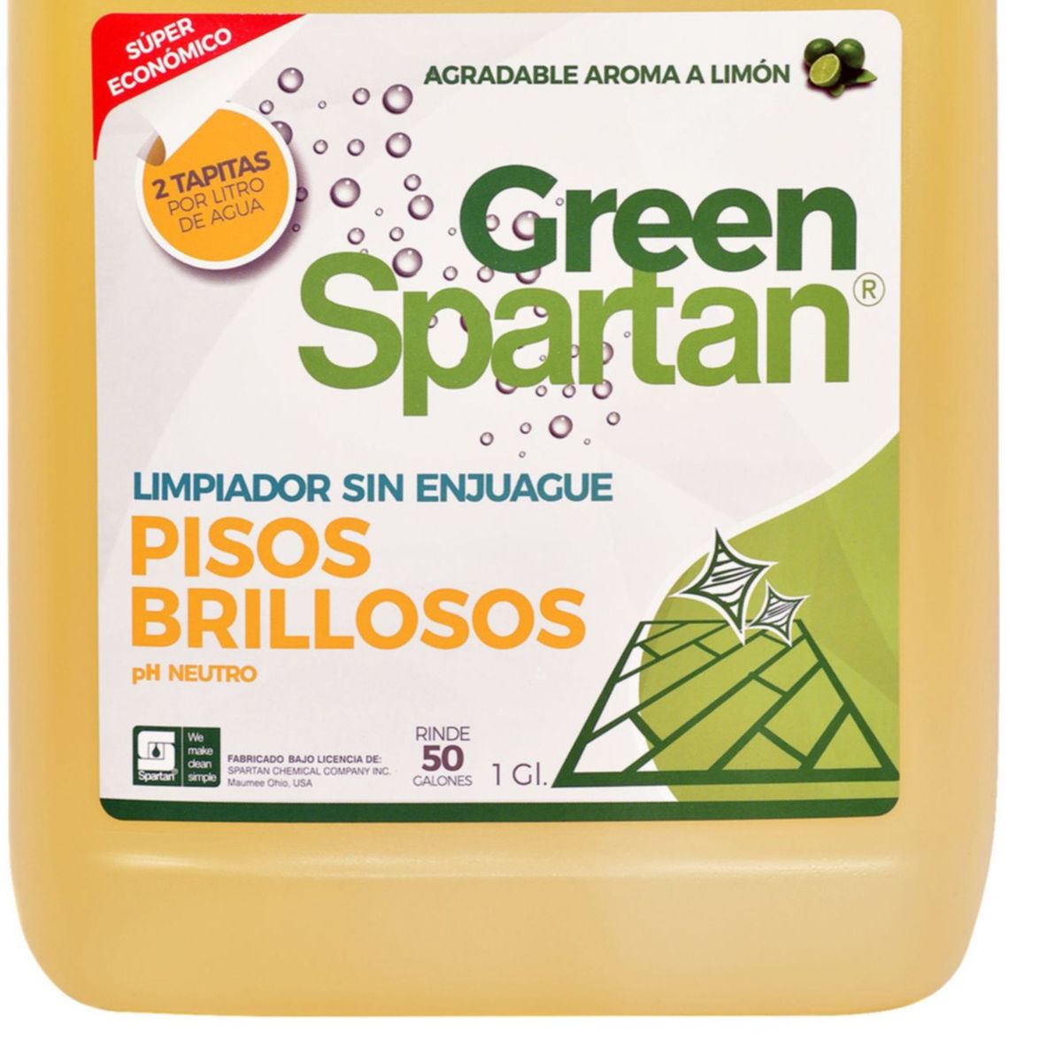 SPARTAN - Limpiador Pisos Brillosos 1GL