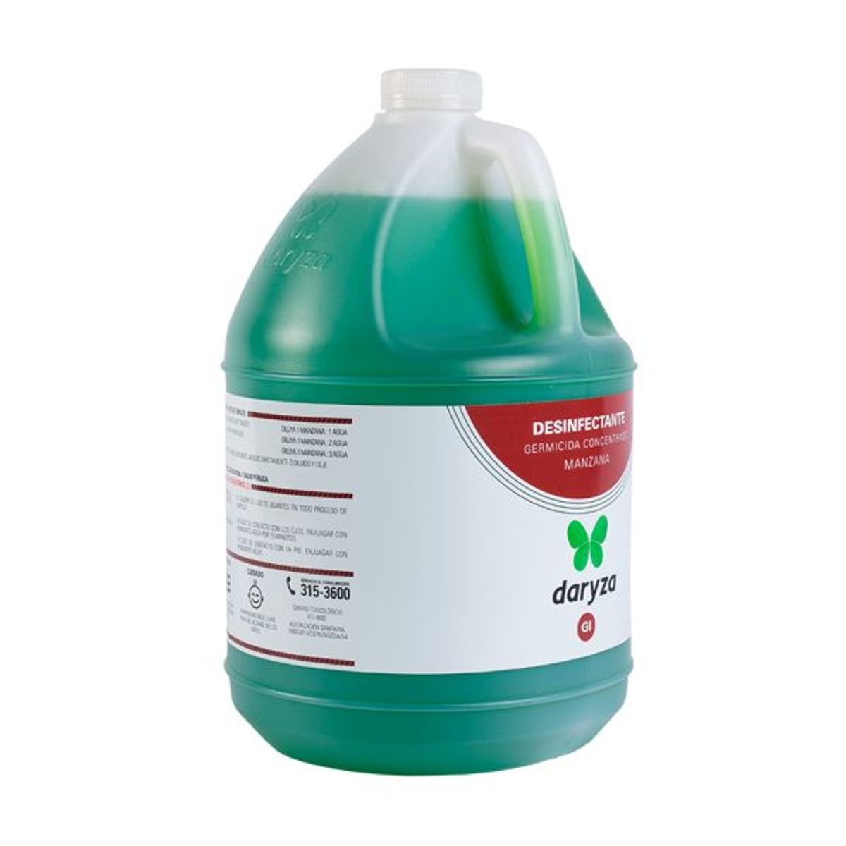 DARYZA - Desinfectante Daryza 3.8 L - Manzana