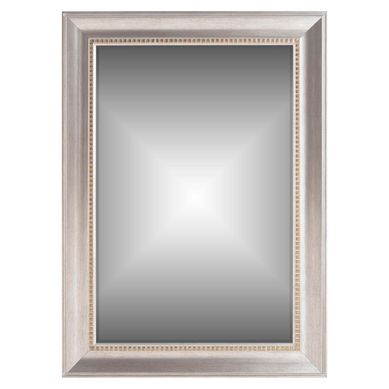 Espejo Decorativo Rectangular Plateado 79x108cm