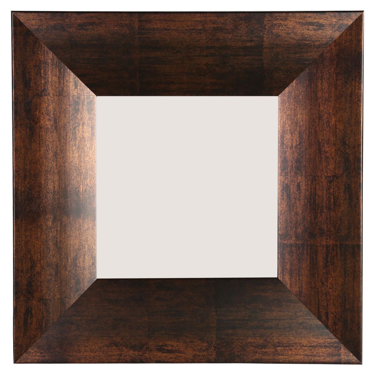 JUST HOME COLLECTION - Espejo Decorativo Cuadrado Café 40x40cm