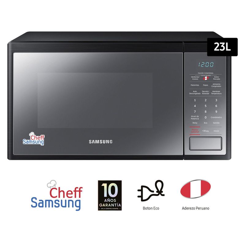 SAMSUNG - Horno Microondas 23L MS23J5133AM