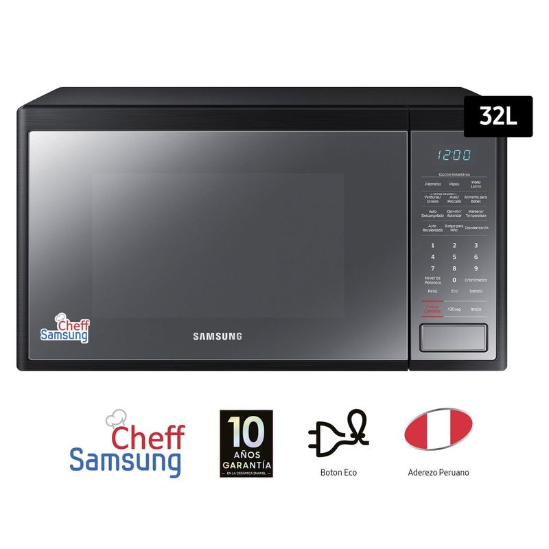 SAMSUNG - Horno microondas 32L MS32J5133AM
