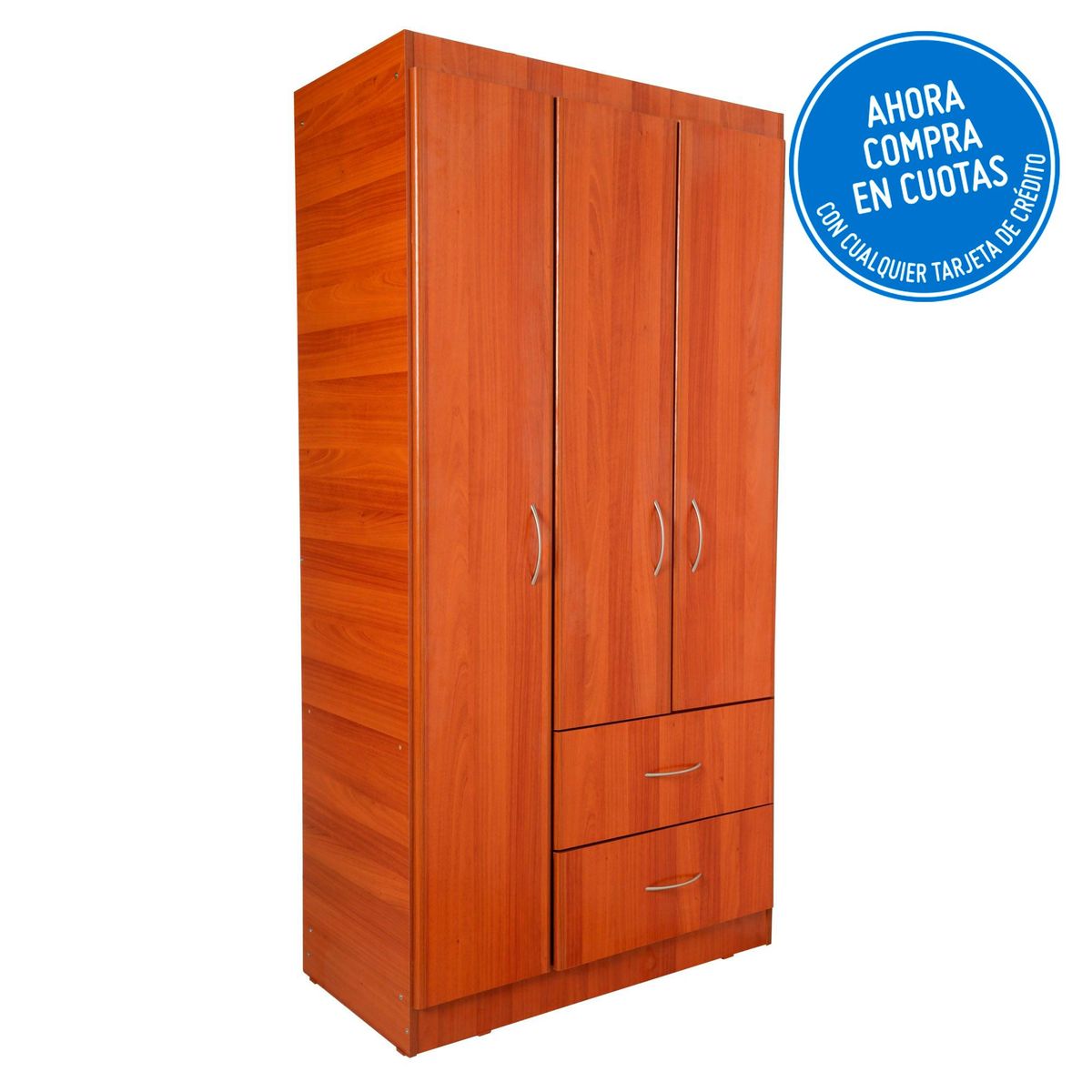 JUST HOME COLLECTION - Ropero 3 puertas y 2 cajones