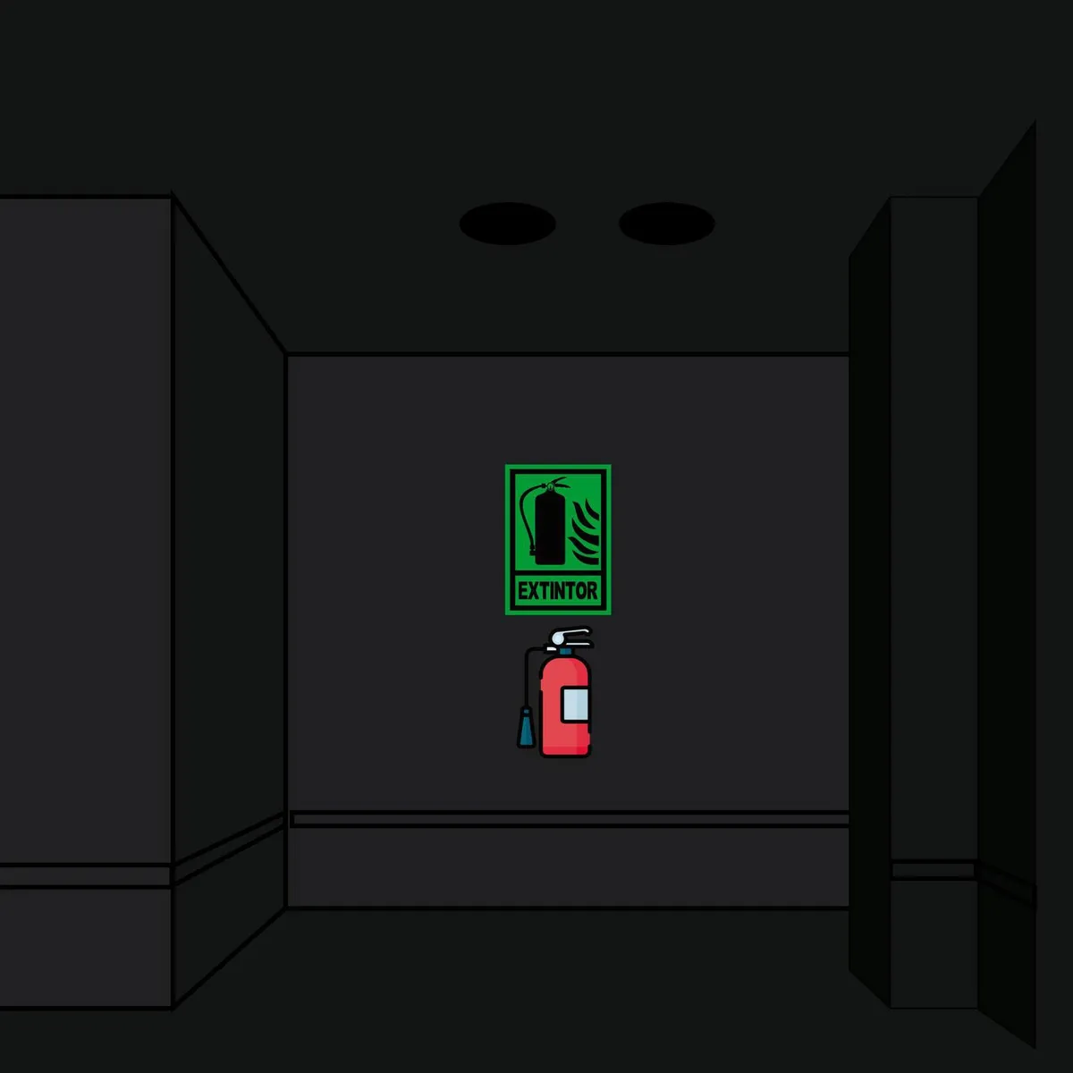 FIXSER - Señal de Extintor Fotoluminiscente 20x30 cm.