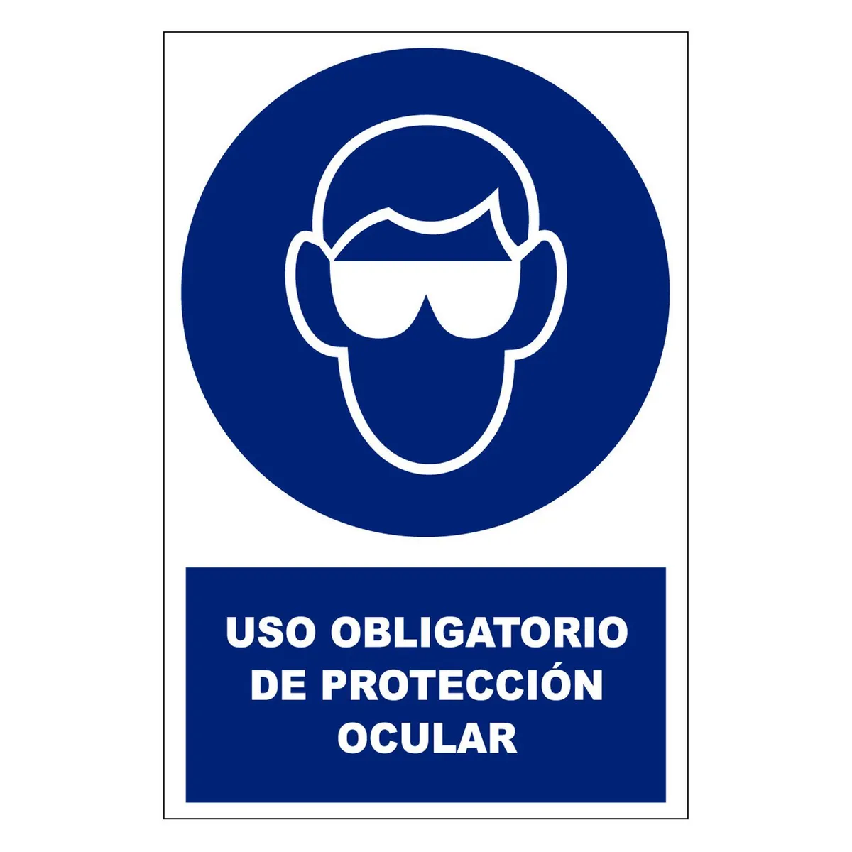 FIXSER - Señal de Vinil de Uso de Protector Visual 20x30 cm.