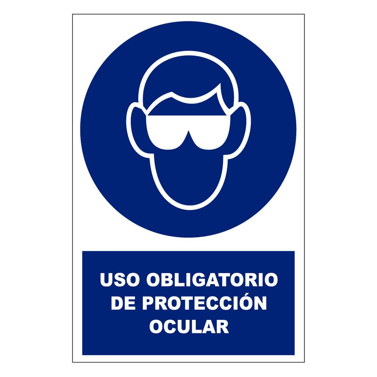 FIXSER - Señal de Vinil de Uso de Protector Visual 20x30 cm.