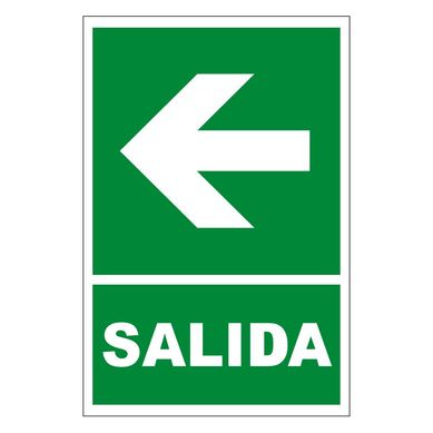 Seal de Vinil de Salida Izquierda 20x30 cm.
