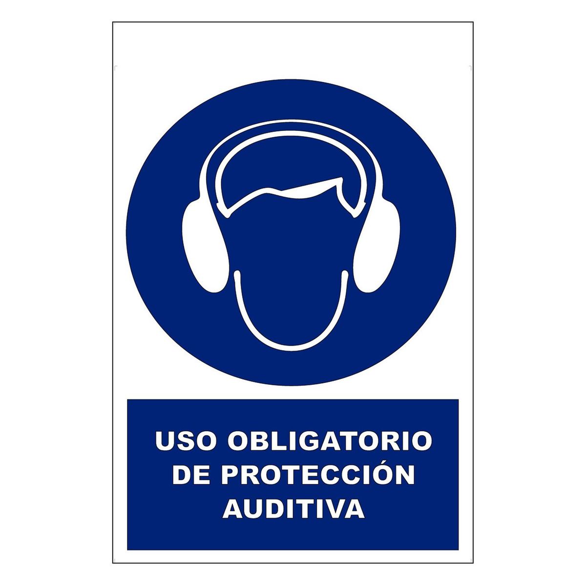 FIXSER - Señal de Vinil de Use Protección Auditiva 20x30 cm.