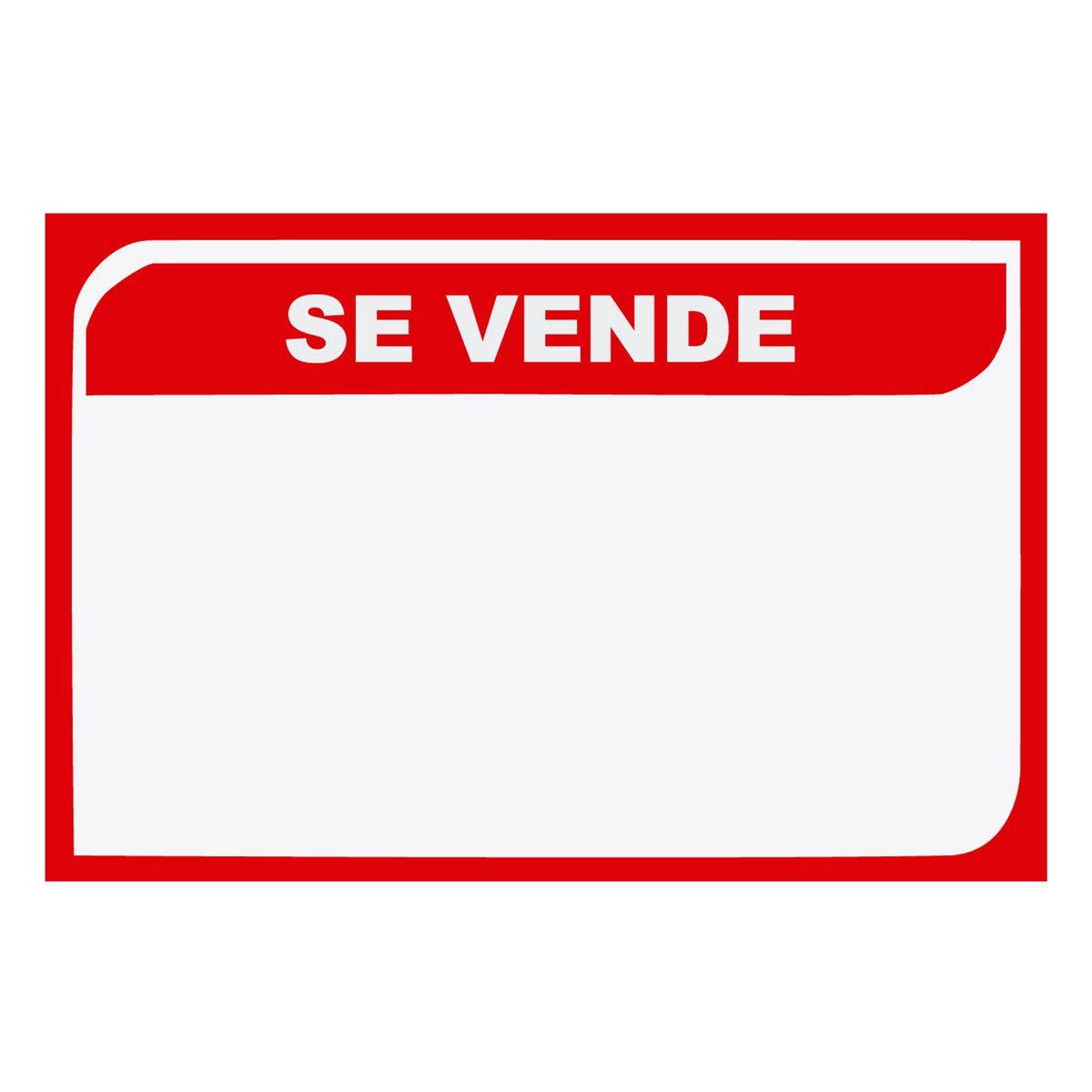 FIXSER - Señal de Se Vende 20x30 cm.