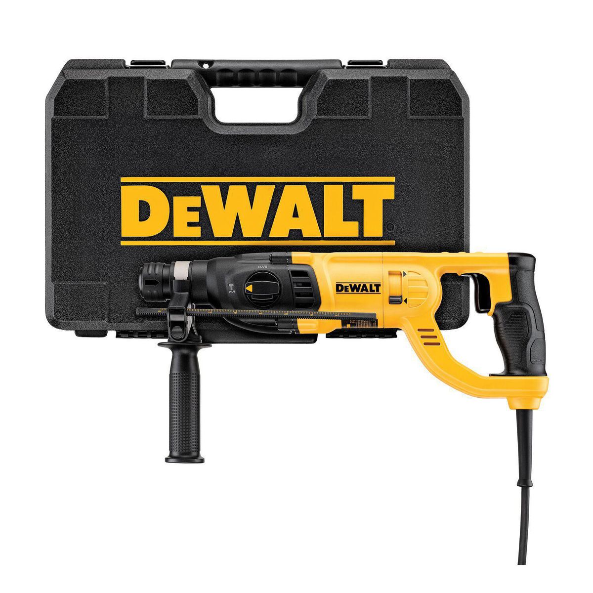 DEWALT - Rotomartillo SDS Plus Dewalt 800W D25260K + Maletí­n Dewalt + Cincel