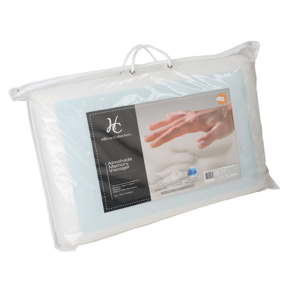 JUST HOME COLLECTION - Almohada Memory Gel 40x60cm