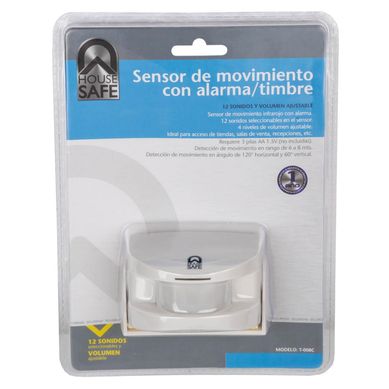Sensor de Movimiento Infrarojo con Alarma