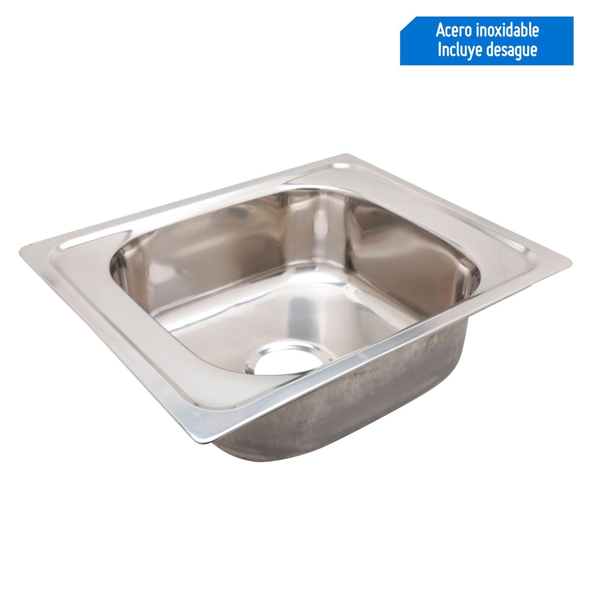 LUXFOR - Lavadero de Cocina 1 Poza sin Escurridero 50cm
