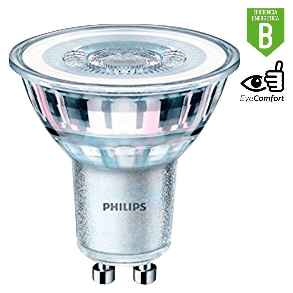 PHILIPS - Foco LED Dicroico Gu10 4W Luz Amarilla