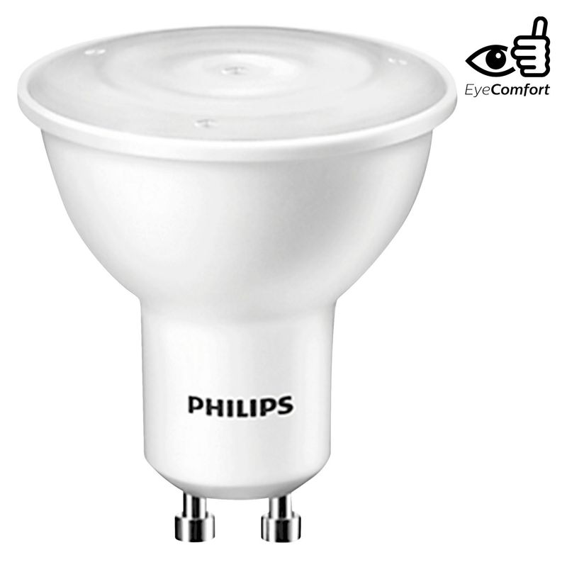 PHILIPS - Foco LED Dicroico Gu10 3.5W Luz Amarilla