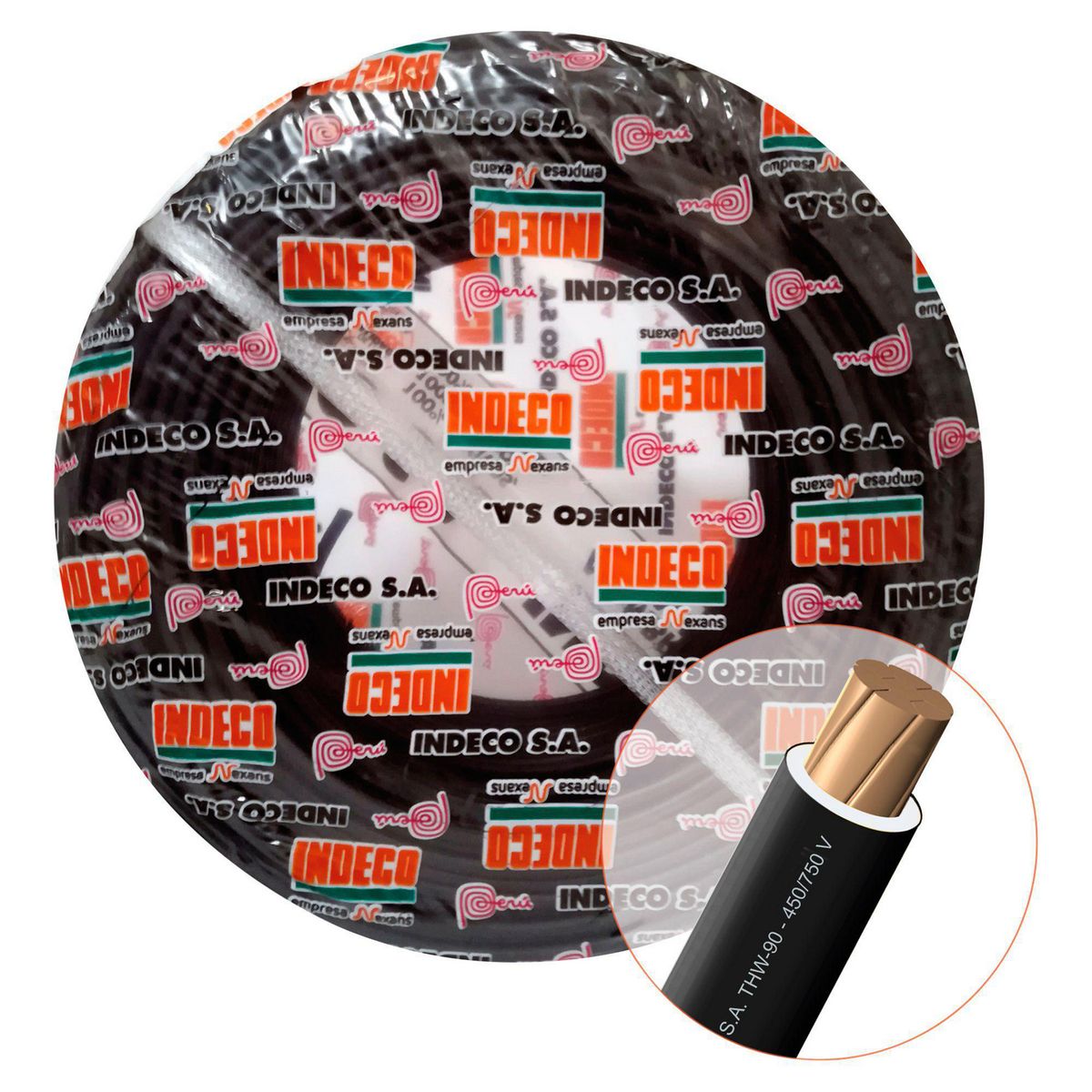 GENERAL - Cable THW-90 450/750V 4mm2 Negro 100 Metros