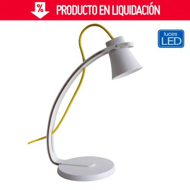 Lmpara de escritorio Led Mouse blanca