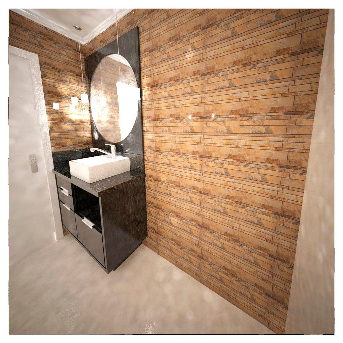 GALLOS MARMOL - Mosaico MM110 Hades L.  38.5x30.5cm