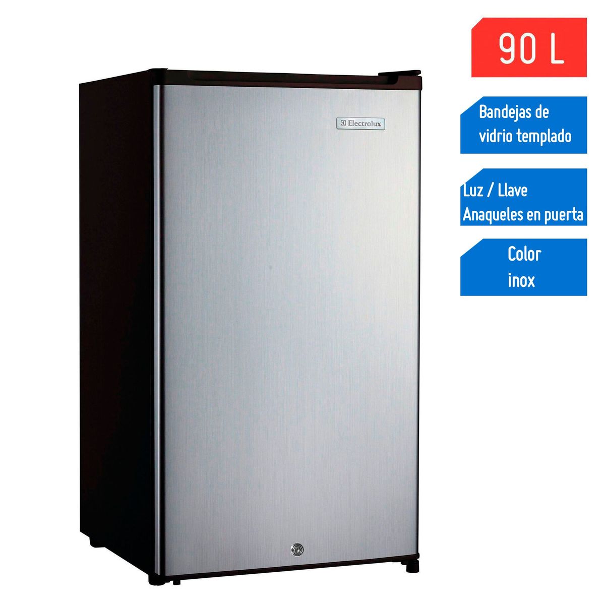 ELECTROLUX - Minibar Frost One Door Electrolux 93 Litros Silver - ERD90G2HPI