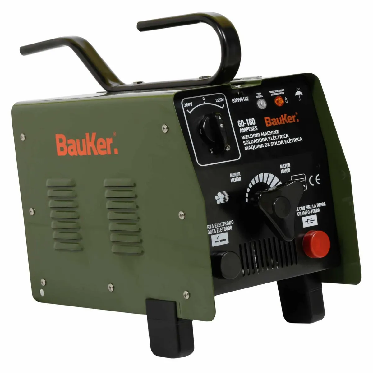 BAUKER - Soldadora Arco Eléctrica 8500W 180A Bauker