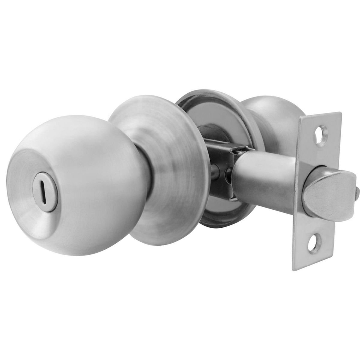 KARSON - Cerradura de Pomo Baño Acero Inoxidable