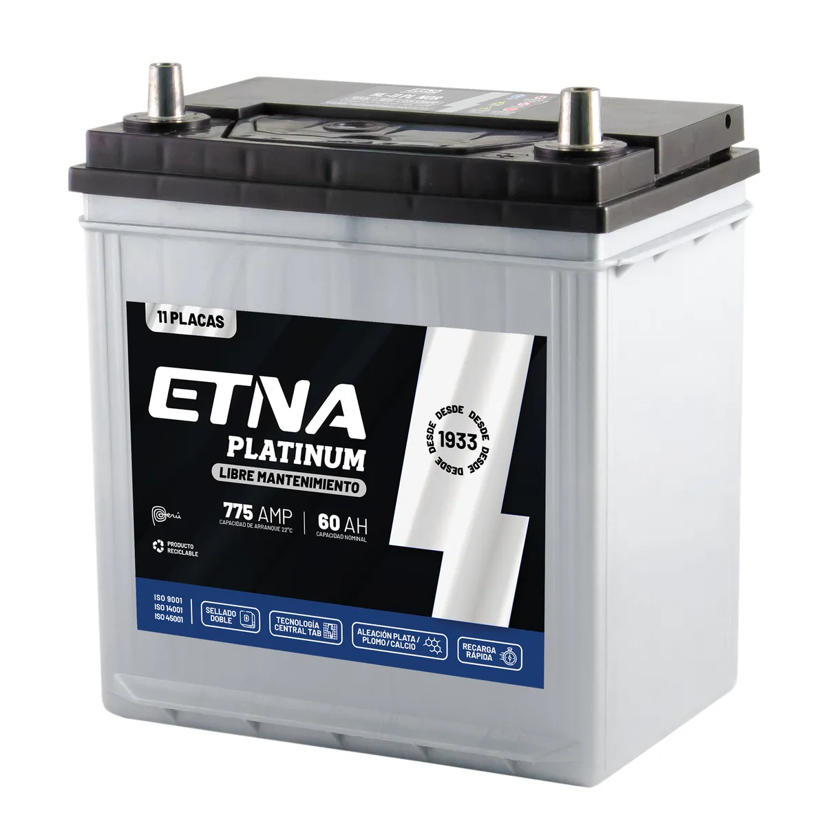 ETNA - Batería para Auto Etna 11 Placas 60Ah HL-11 PL