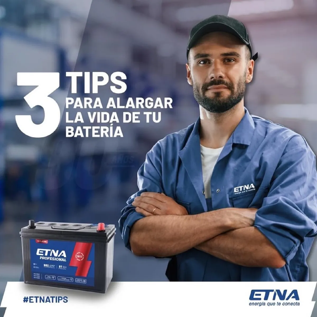 ETNA - Batería para Auto Etna 11 Placas 60Ah HL-11 PL