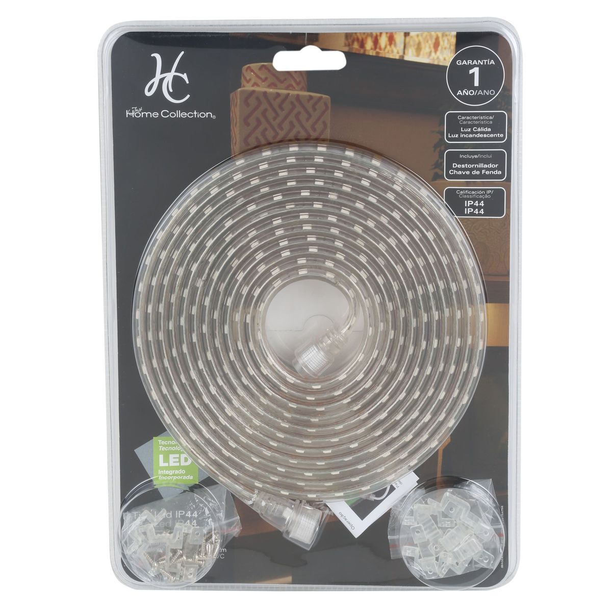 DAIRU - Tira led 220V IP65 5m luz cálida