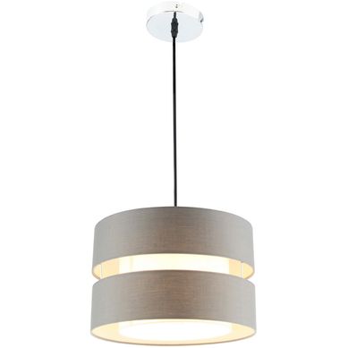 L�mpara Colgante Antonia 1 Luz Acero Gris 60 W 30 cm