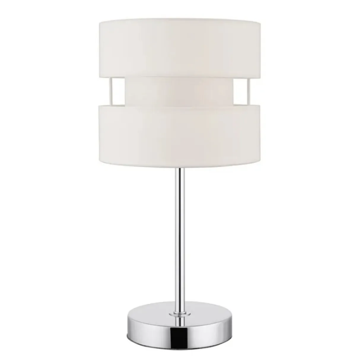 JUST HOME COLLECTION - Lampara de Mesa Tela 1L E27 Beige