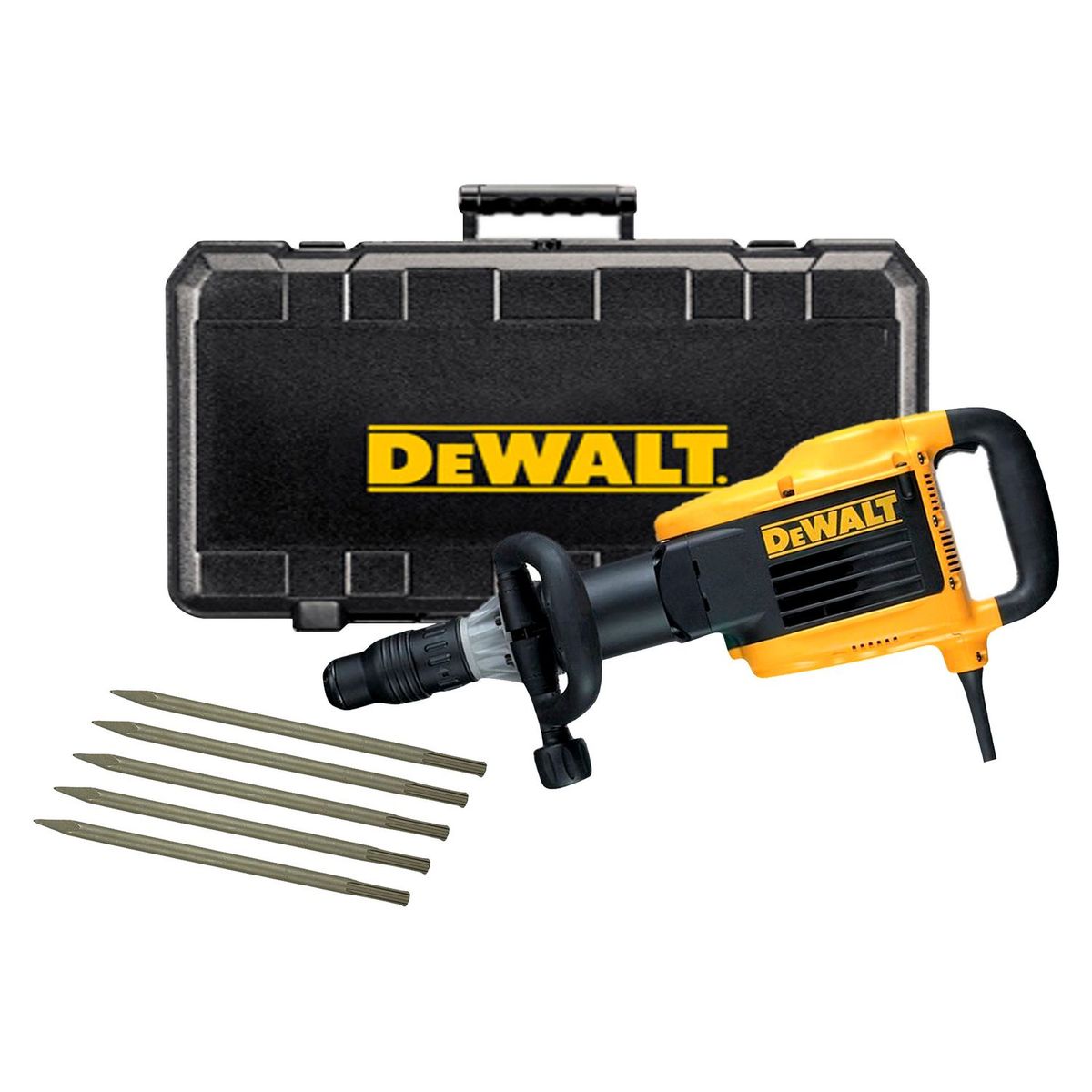 DEWALT - Martillo Demoledor Eléctrico Dewalt SDS Max 1500W D25899K
