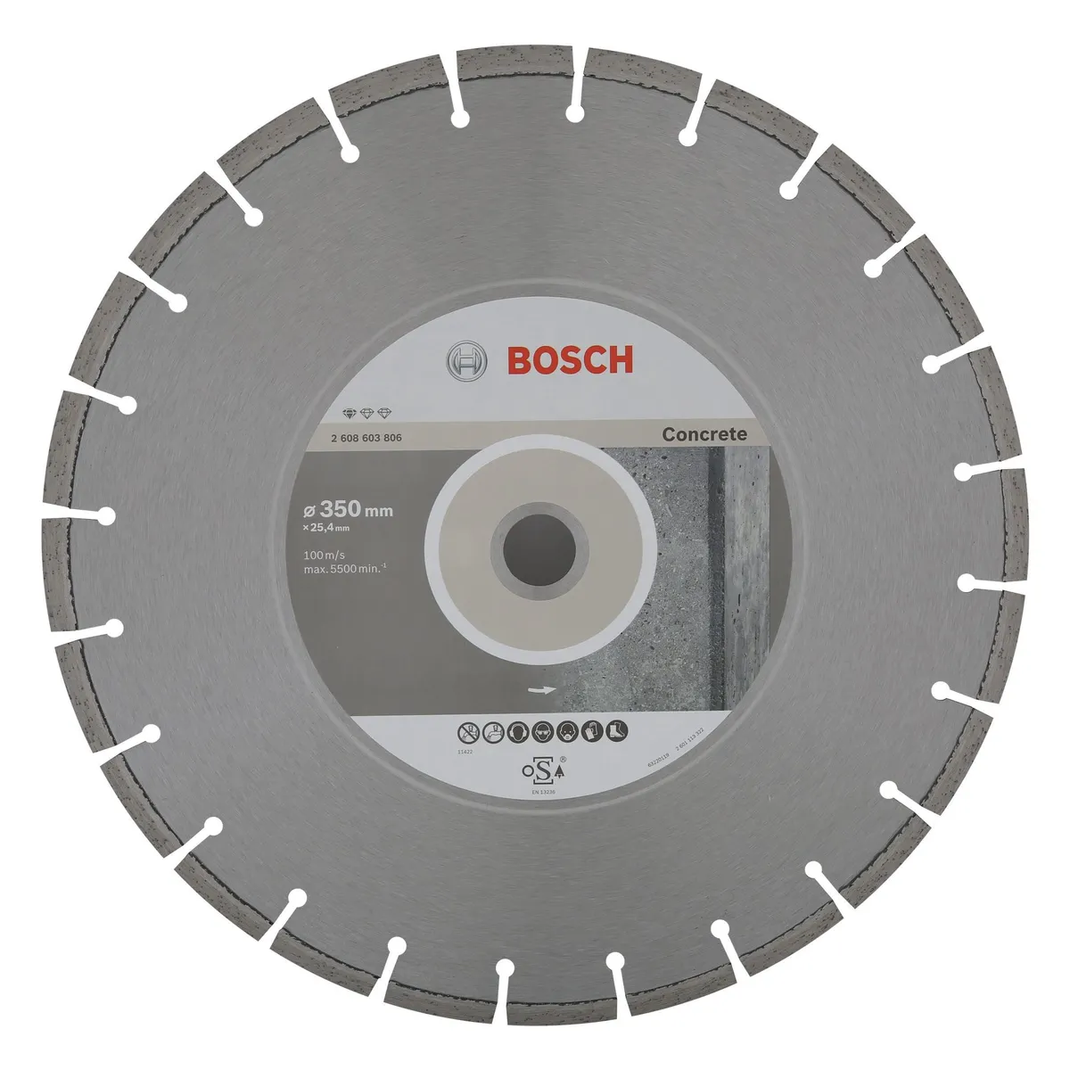 BOSCH - Disco Diamantado Segmentado 350x25.40x2.8x10mm Bosch