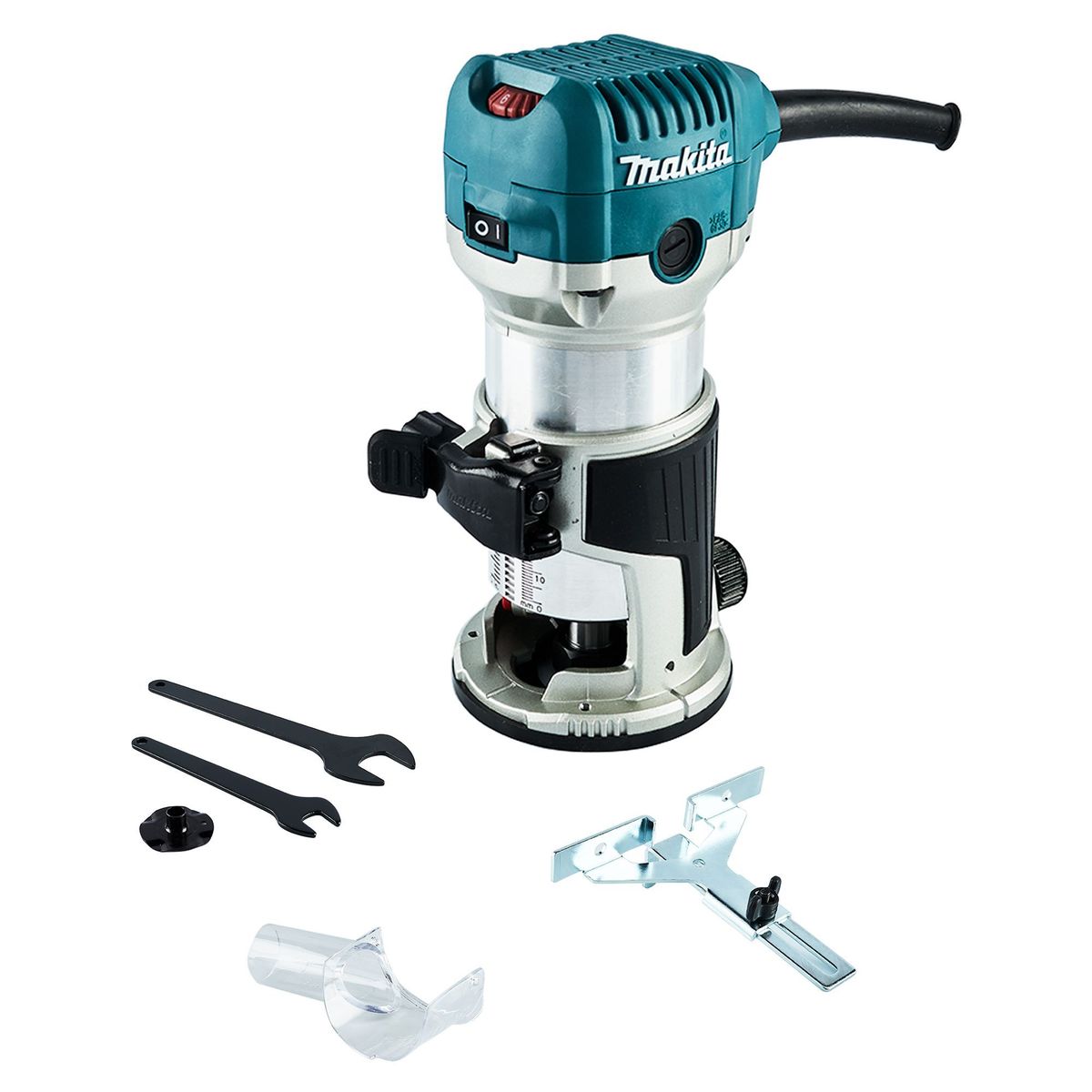 MAKITA - Fresadora Ruteadora Eléctrica 710W + Accesorios Makita