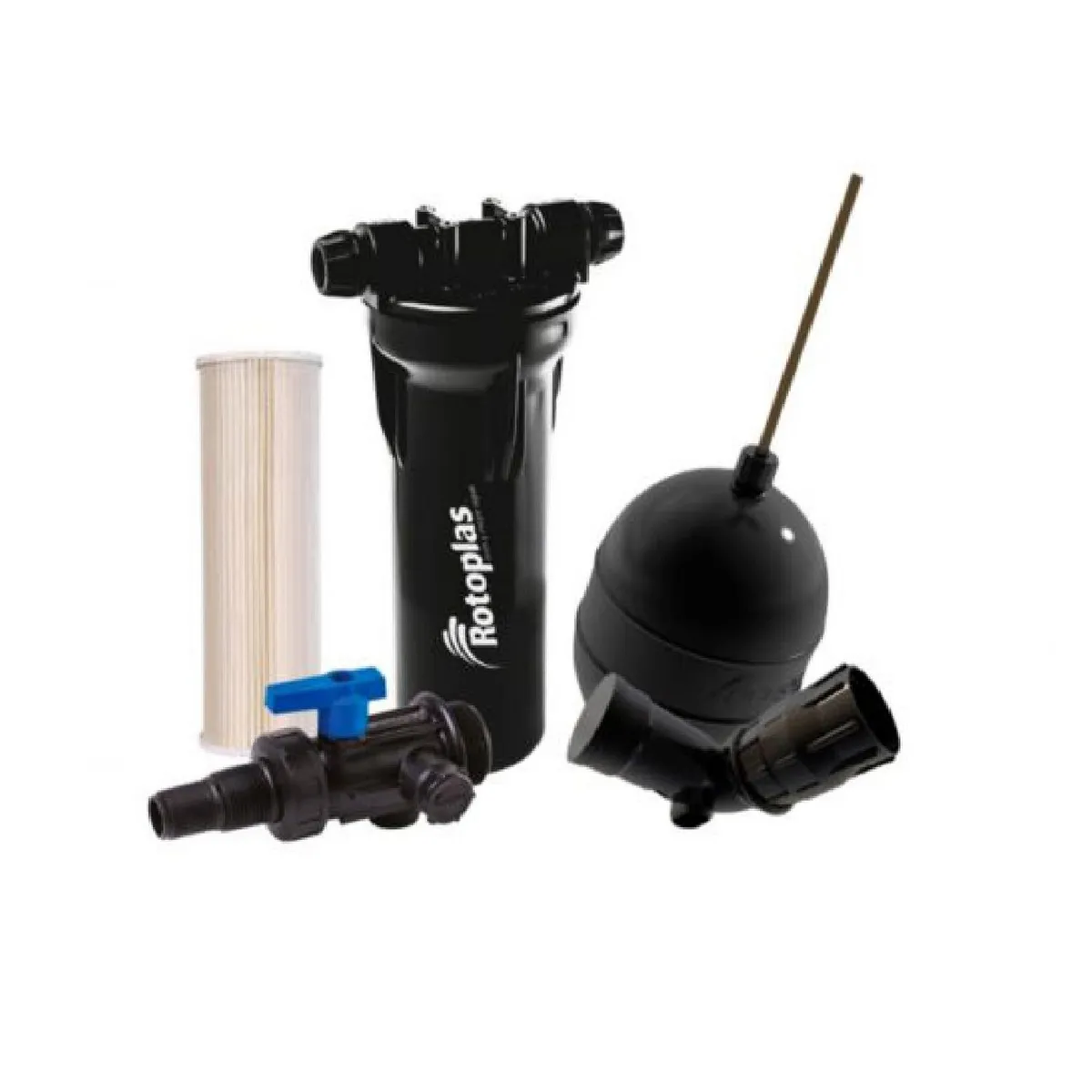 ROTOPLAS - Pack Multiconector + Filtro para Tanques + Válvula y Flotador