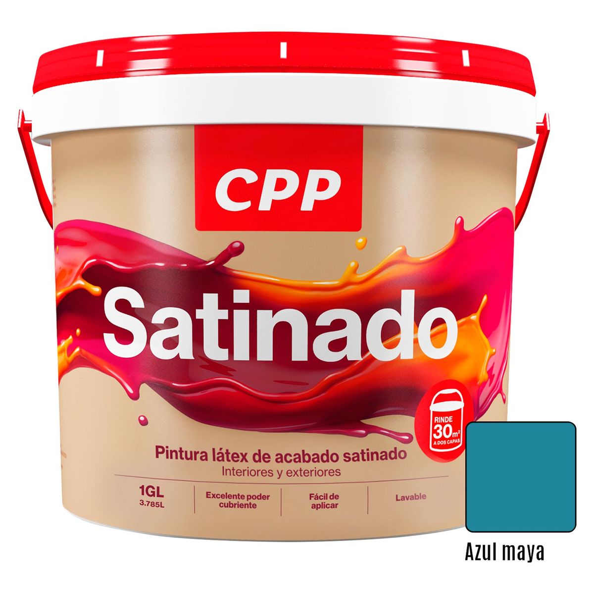 CPP - Pintura CPP Látex Satinado Maya 1GL