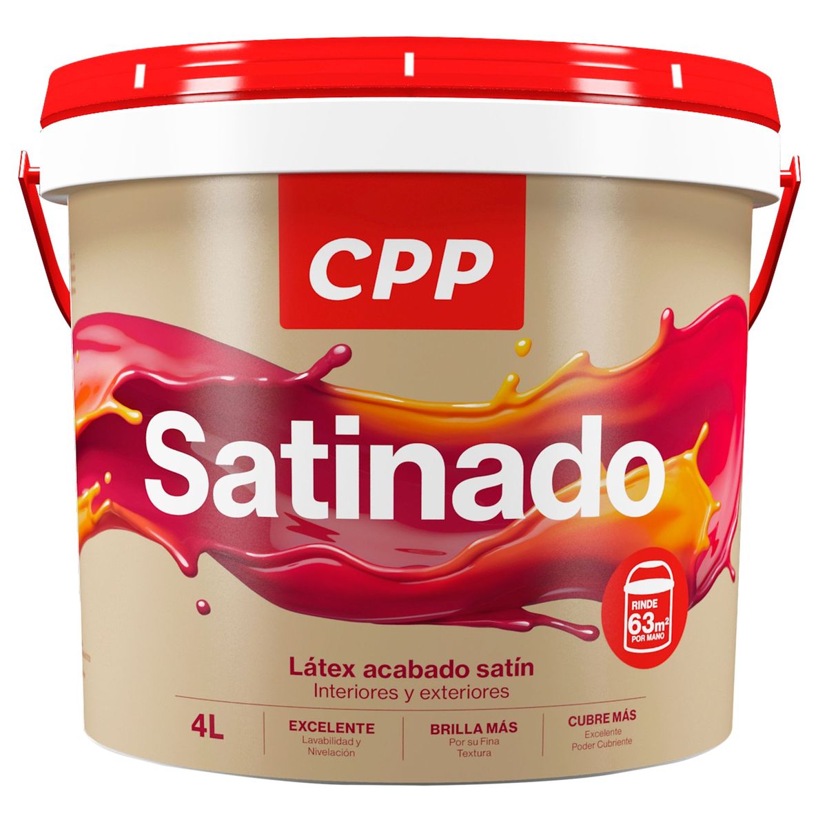 CPP - Pintura CPP Látex Satinado Hierba Buena 1GL
