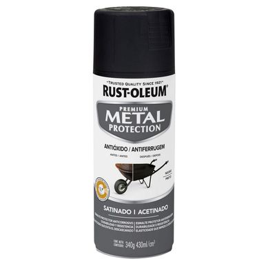 Spray Protector de Superficies Met?licas Satinado Negro 340 Gr