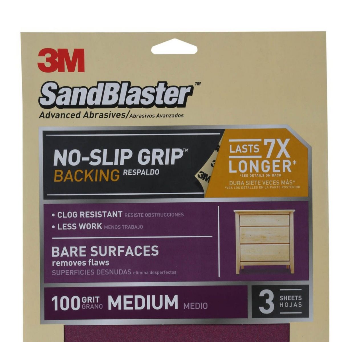 ACE - Lija Madera Grano 100 3und