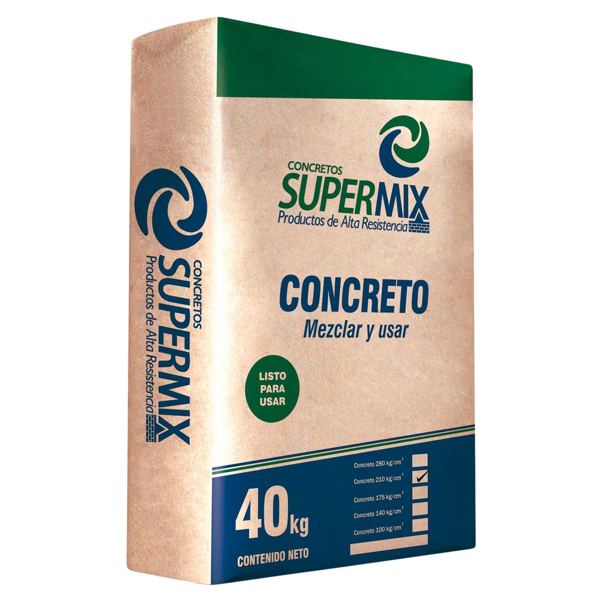 SUPERMIX - Concreto 210 kg/cm2 40kg