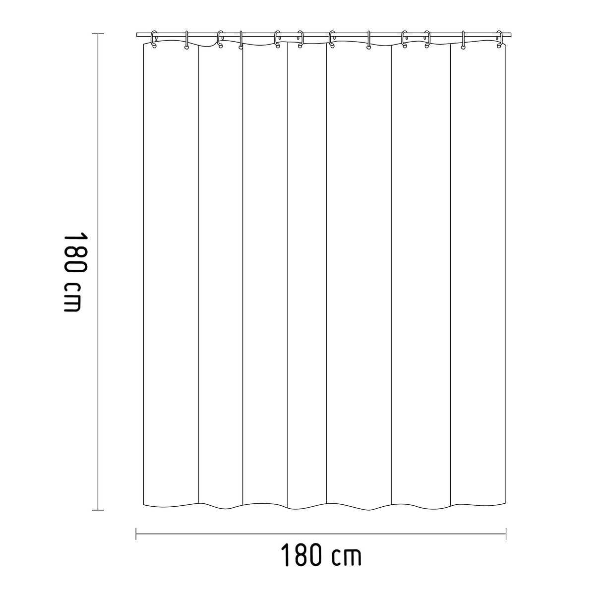 DISNEY - Cortina de baño Frozen 180x180cm